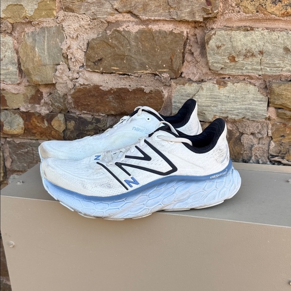 New Balance Other - New Balance White and Blue Athletic Shoes